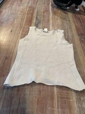 Calvin Klein VTG ‘90s Resort Shell Pink Cashmere Knit Tank